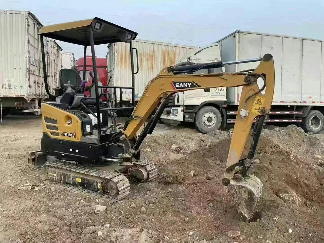 2021 SANY SY16C Mini-excavatrice compacte 1,6 tonne 3000 heures CE ISO Utilitaire de paysage