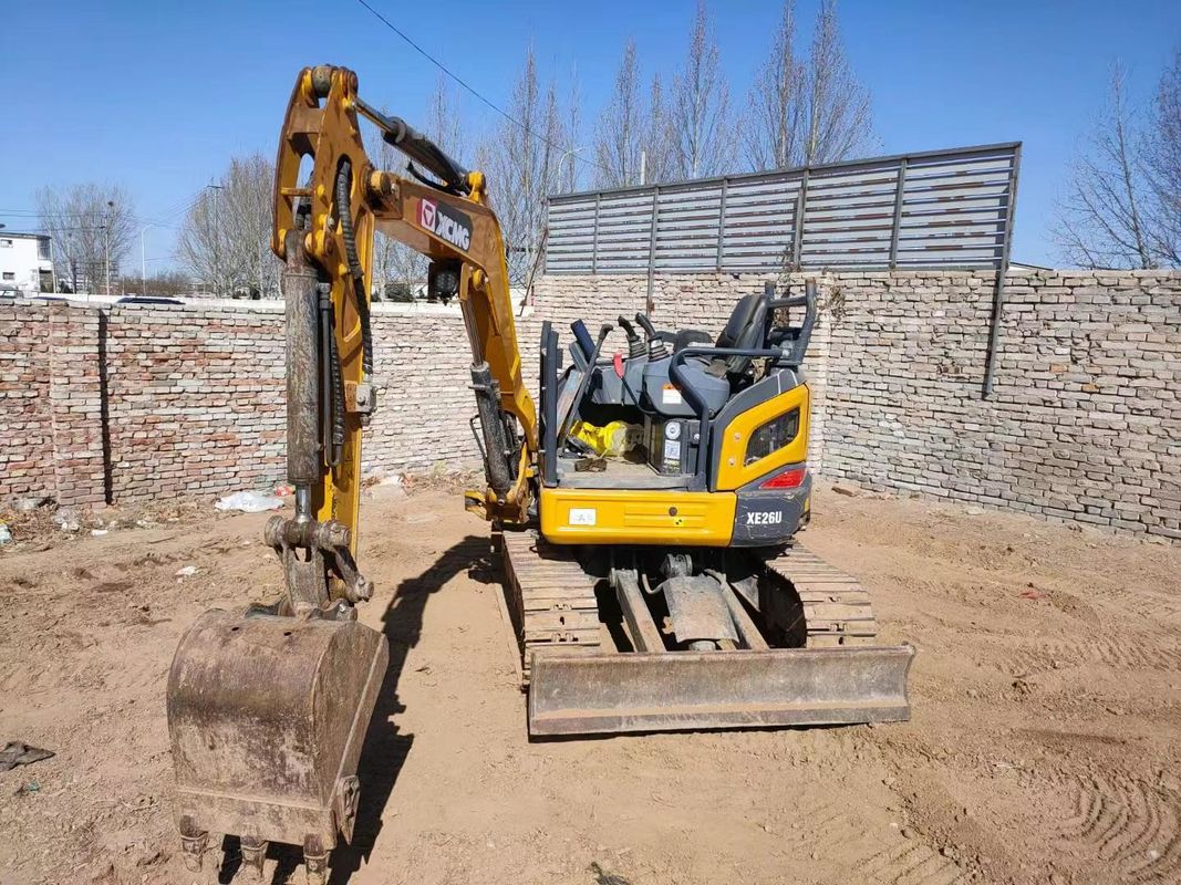 Utilisé 2022 XCMG XE26U Mini Excavator 2.6T Bien entretenu CE ISO Utilitaire de paysage