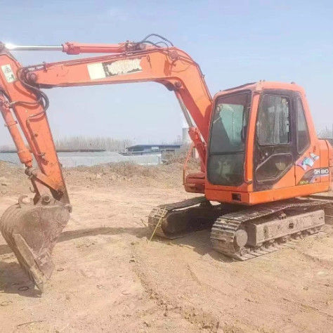 Excavateur mini Doosan DH80 d'occasion de capacité 8 tonnes CE ISO pour l'aménagement paysager