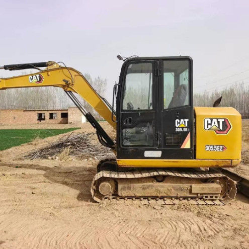 Utilisé CAT 305.5E2 Mini Excavateur 27.2kN Arm Force de creusement Unité hydraulique compacte et robuste