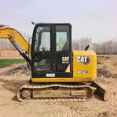 Utilisé CAT 305.5E2 Mini Excavateur 27.2kN Arm Force de creusement Unité hydraulique compacte et robuste