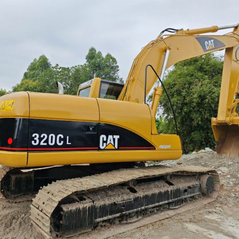 Excavateur CAT 320C L d'occasion 5-5 km/h Vitesse de déplacement 6-4L Performance du moteur