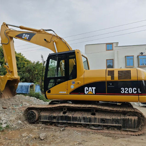 Excavateur CAT 320C L d'occasion 5-5 km/h Vitesse de déplacement 6-4L Performance du moteur