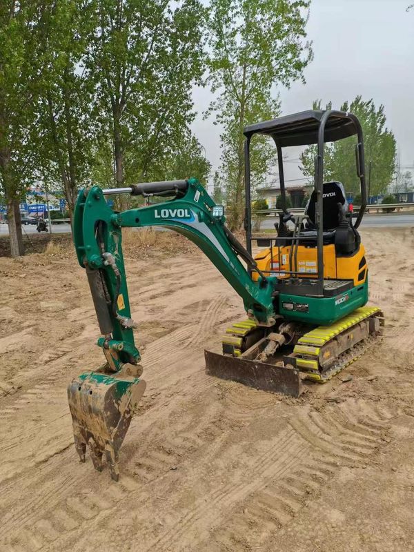 Mini-pelles Lovol FR18E2-U en bon état pour les projets de construction