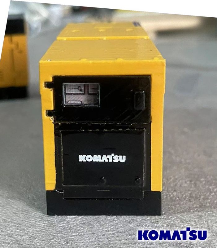 Comatsu EGS380BS 1/50 Générateur d'alliage Moteur Modèle Machinerie de construction en fonte sous pression