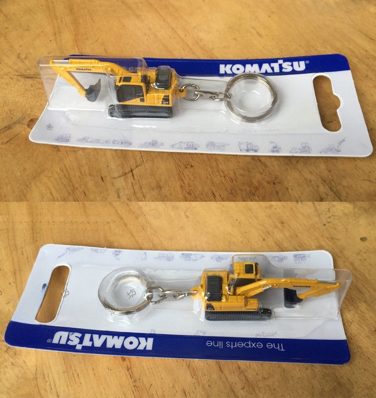 Serrure à clef pour excavateur à double fonction Modèle miniature cadeau de collectionneur 2,8 cm Conception réaliste Durable
