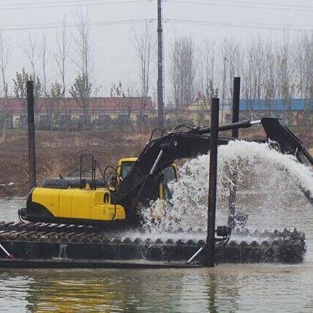 Chine Pistes en caoutchouc OEM Chassis Robot Excavateur amphibie Pontoon Sous-train À vendre