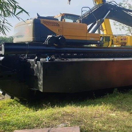 Chine Pistes en caoutchouc OEM Chassis Robot Excavateur amphibie Pontoon Sous-train À vendre