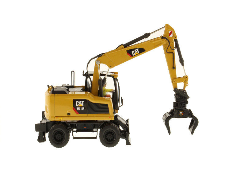 Excavatrice à roues modèle 1:50 à l'échelle du véhicule de construction 85508