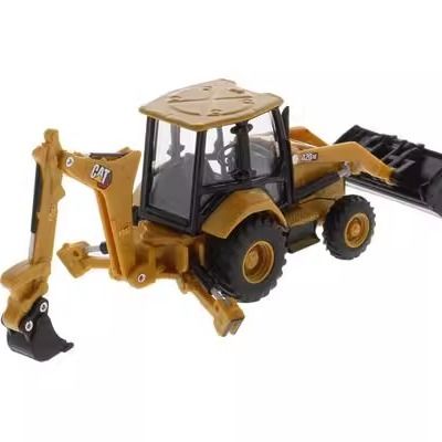 1/64 Maîtres de moulage à l'échelle de l'équipement lourd chargeur de remorqueur en alliage Véhicule de construction modèle 85765