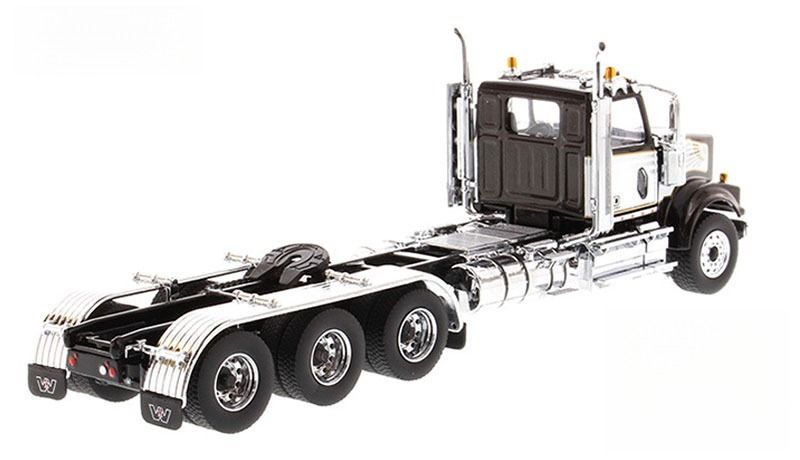 DM Western Star 4900 SF Day Cab Truck Modèle à l'échelle 1/50 71066 Diecast de collection