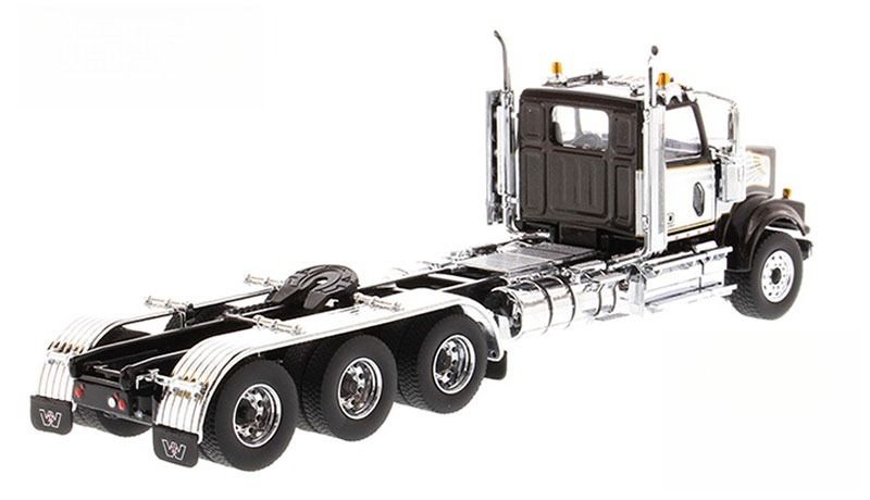 DM Western Star 4900 SF Day Cab Truck Modèle à l'échelle 1/50 71066 Diecast de collection