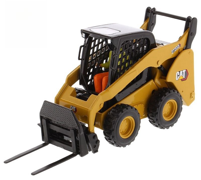 DM 1/32 Scale Compact Track Loader Alloy Skid Steer Model 85678 Construction Vehicle