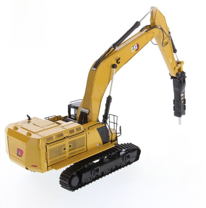 DM 1/50 Pelle hydraulique robuste avec marteau de démolition et pince, modèle de construction 85709