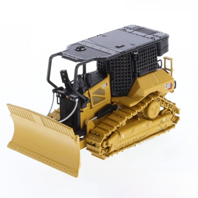 Modèle de bulldozer de chantier D5 XR avec système d'extinction d'incendie à l'échelle 1/50, édition portes ouvrantes, référence 85955