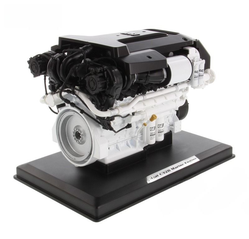 Maquette spéciale en alliage d'échelle 1/12 du groupe électrogène C32B, référence 85707