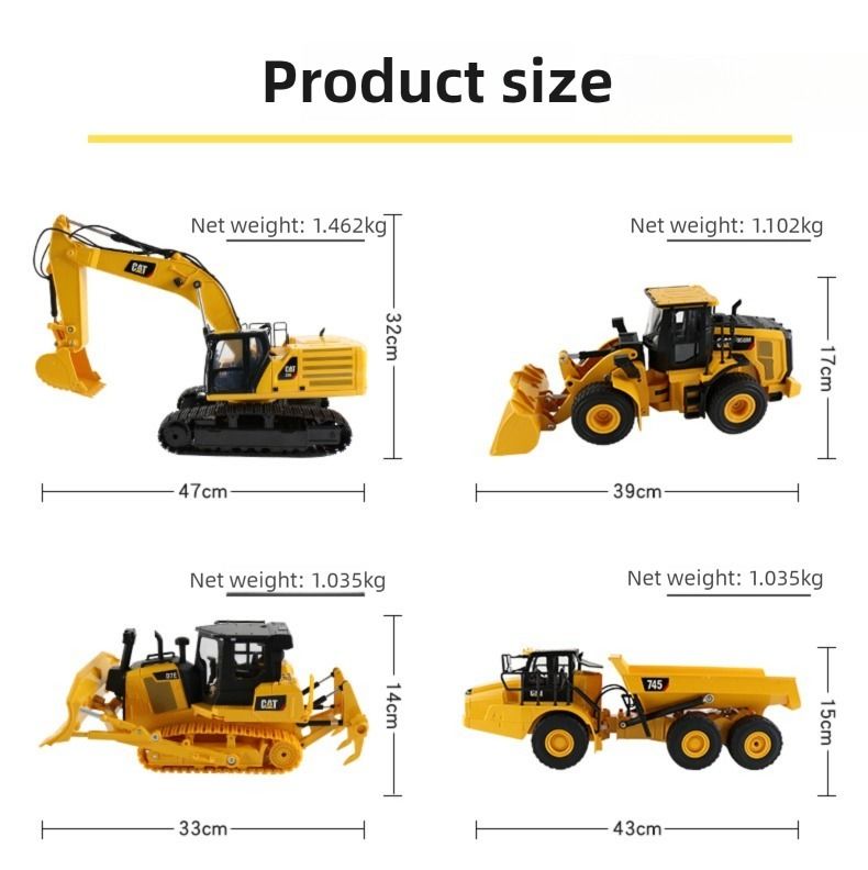 745 Camion benne électrique échelle 1:24 Télécommande Simulation Jouet pour enfants 25004