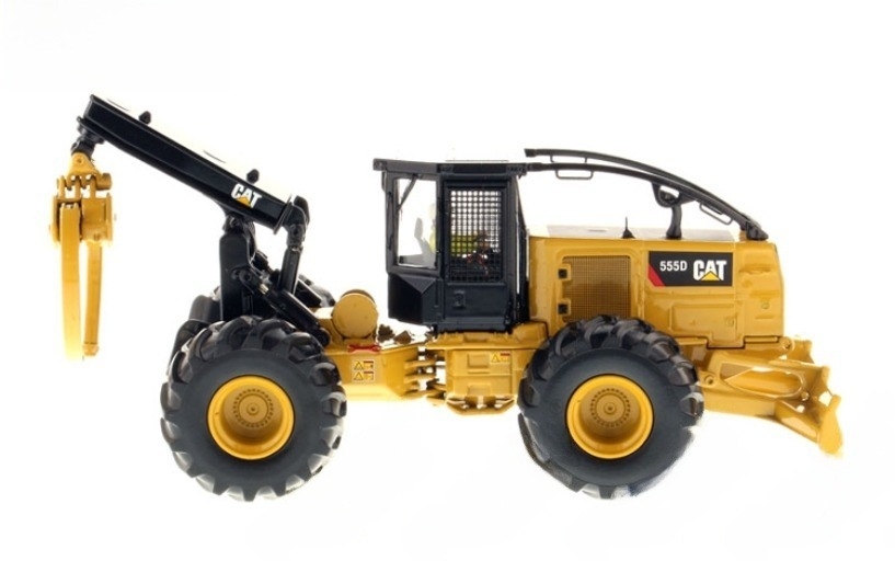 Tracteur à roues DM 555D, échelle 1:50, modèle réduit de machine forestière en métal moulé sous pression 85932, jouet de collection
