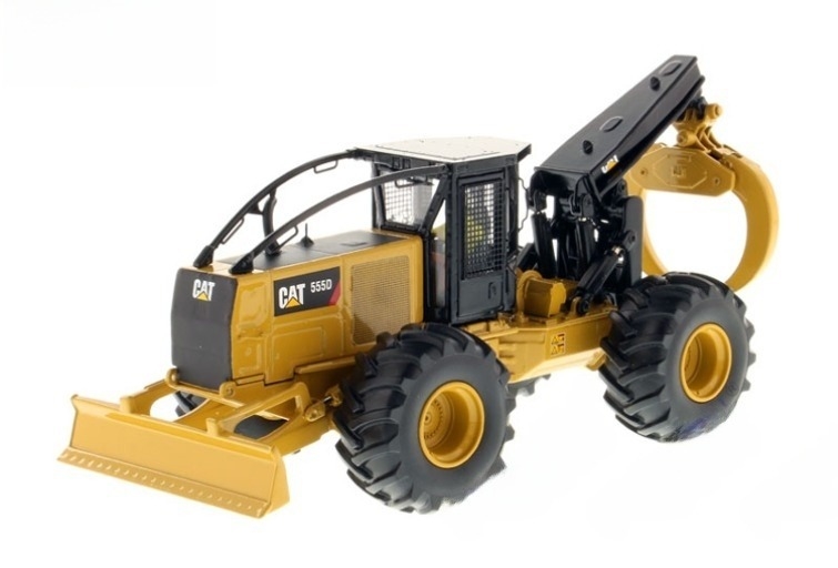 Tracteur à roues DM 555D, échelle 1:50, modèle réduit de machine forestière en métal moulé sous pression 85932, jouet de collection