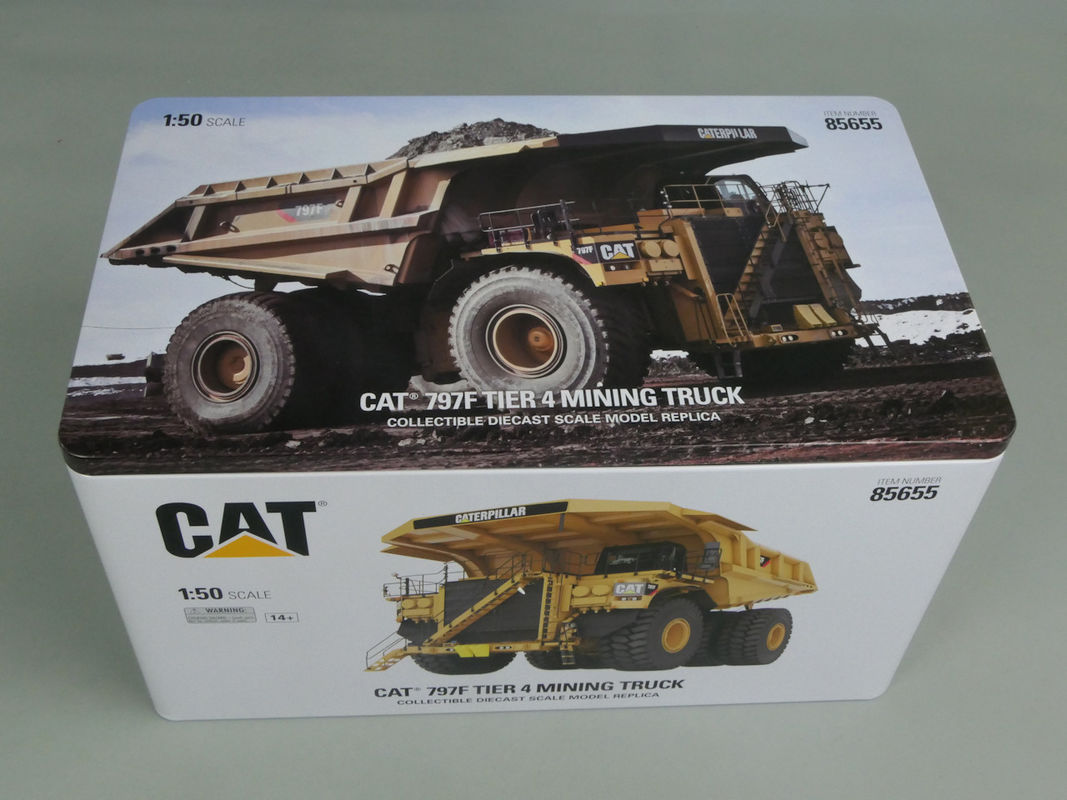 DM Nouveau 1:50 Modèle réduit de tombereau minier CAT 797F à grande échelle, modèle moulé sous pression 85655