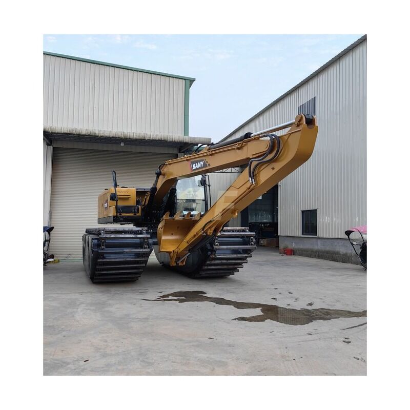 Personnalisation du train de chenilles flottant pour excavatrice amphibie pour excavatrice de marais Sany SY135C Fabricant
