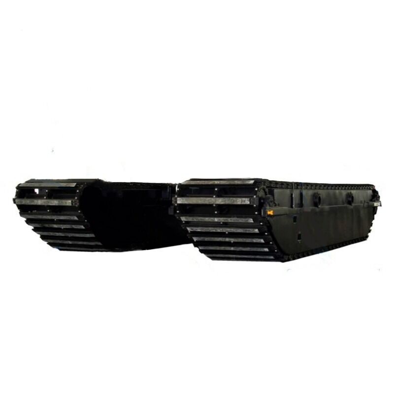 Chassis de voie flottant à ponton pour projets de dragage des zones humides