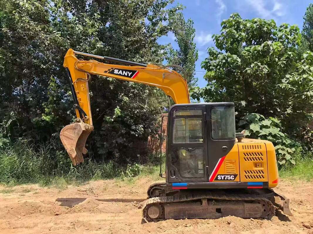 Excavatrice miniature utilisée SANY SY50C SY50 SY55 SY65 SY70 SY75 6 tonnes Chinois d'origine 80% Nouveau excavateur/excavateur