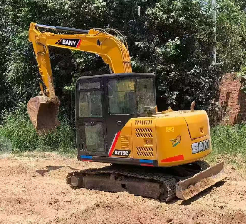 Excavatrice miniature utilisée SANY SY50C SY50 SY55 SY65 SY70 SY75 6 tonnes Chinois d'origine 80% Nouveau excavateur/excavateur